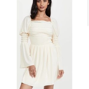 OPT Luanne Cream/White Dress